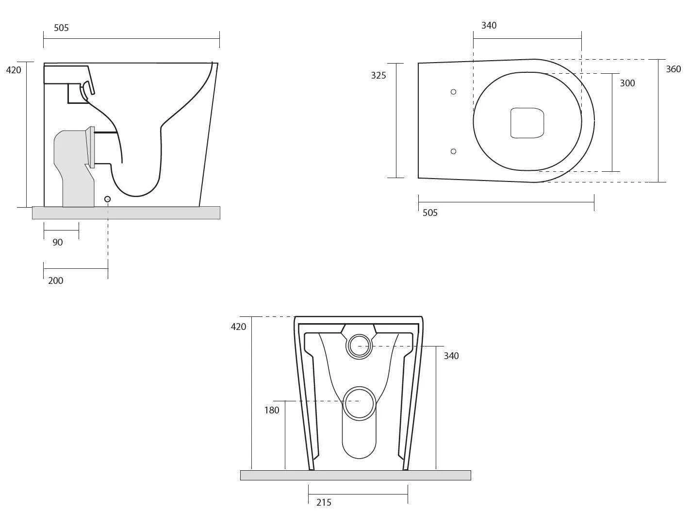 Унітаз підлоговий AXA DP 8401401