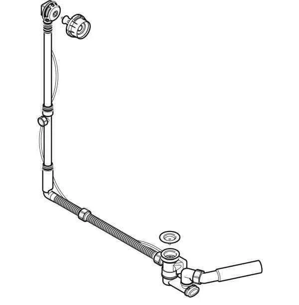 Злив-перелив для ванни Geberit 150.505.00.1