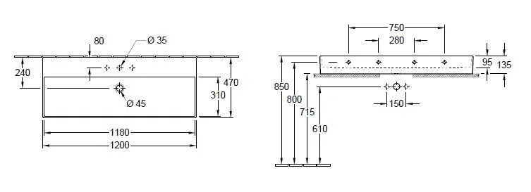 Раковина на столешницу Villeroy and Boch Memento 2.0 4A22CLRW