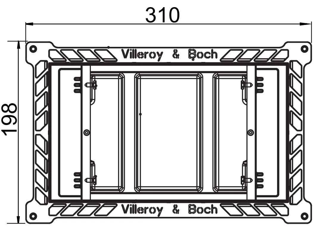 Рамка монтажна Villeroy & Boch