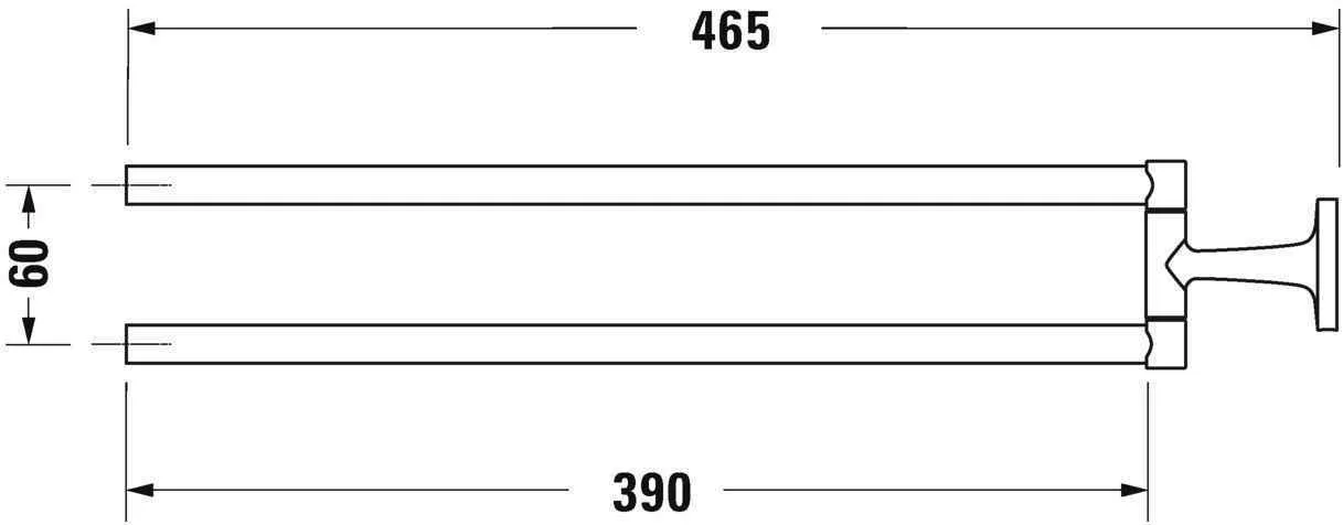 Рушникотримач Starck T Duravit 0099411000