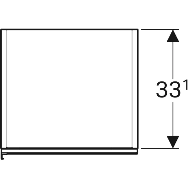 Пенал Geberit Acanto 500.619.JK.2