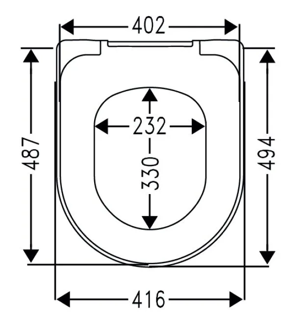 Крышка сиденье Villeroy and Boch Architectura 9M836101