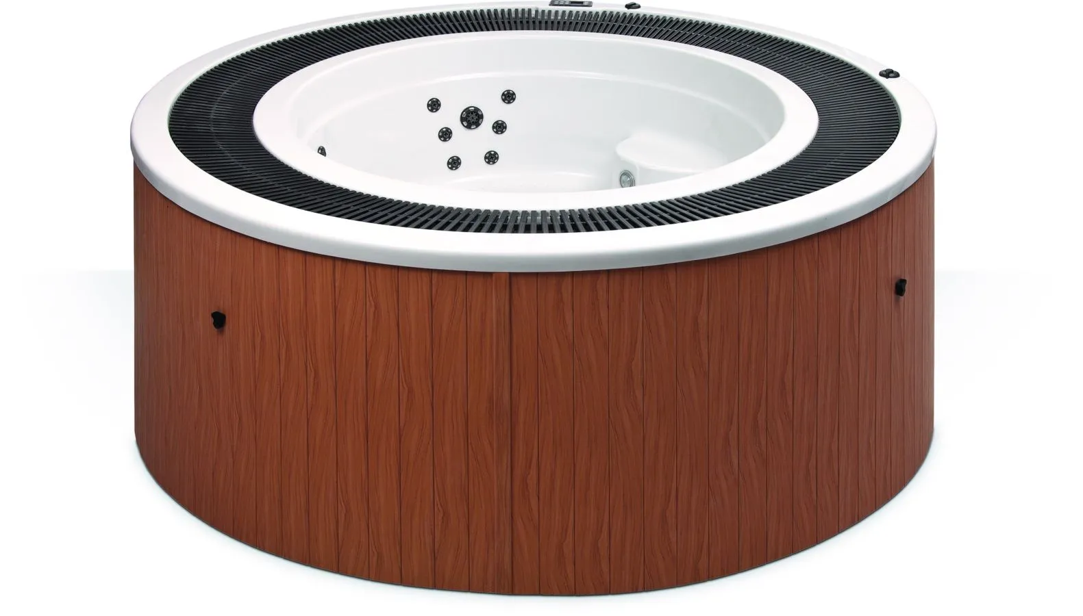 Басейн з гідромасажем Victoria PoolSpa (червоне дерево) з переливом