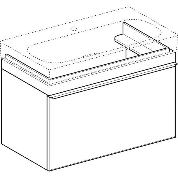 Тумба для умывальника Geberit CITTERIO 500.556.JI.1 500.559.JI.1