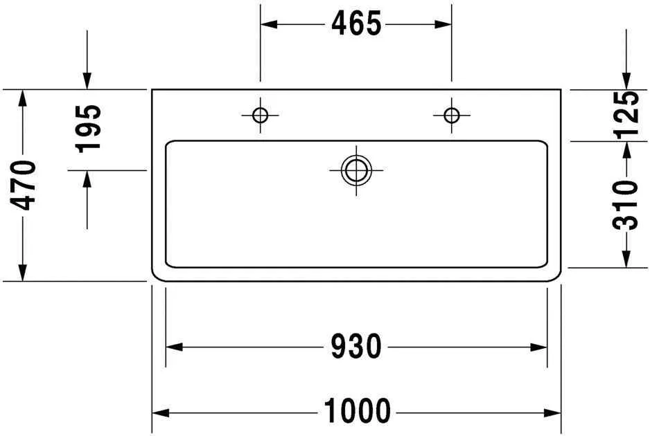 Умивальник Duravit Vero Air 0454100024