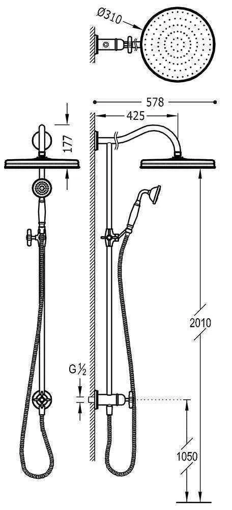 Душова система Tres Clasic 24247602