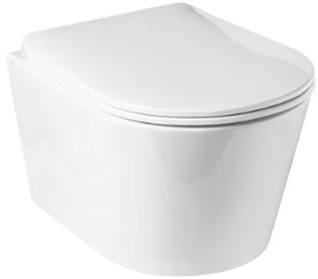 Trentanove Унитаз подвесной 53х37см, безободковый, A-new sound of water, белый