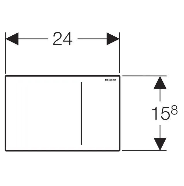 Клавиши смыва воды Geberit Sigma 70 (12) 115.620.SJ.1