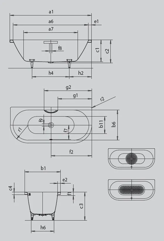 Ванна Centro Duo 2 2831 0001 0665