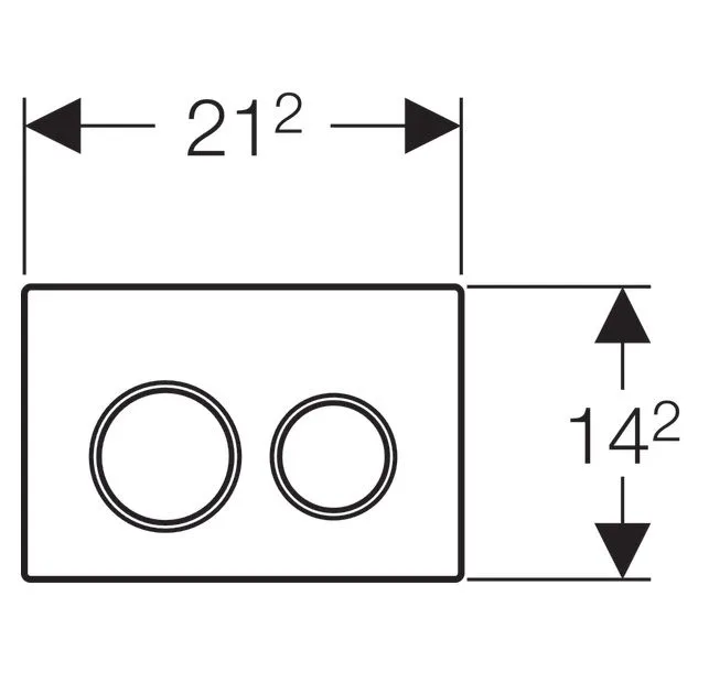 Клавиши смыва воды Geberit Omega 20 115.085.KJ.1