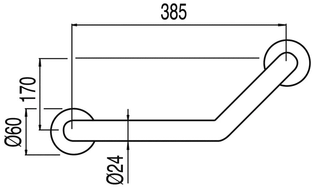 Поручень с мыльницей Tres Max