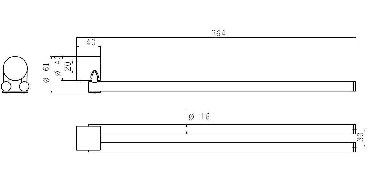 Рушникотримач Emco Rondo 2 4550 001 36
