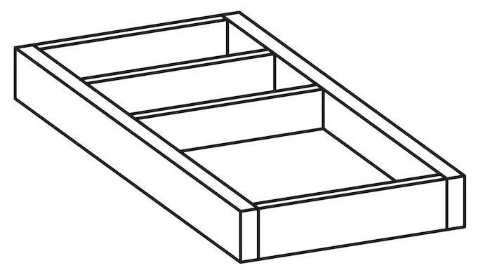 Перегородка для выдвижного ящика Laufen ILBAGNOALESSI One H4924010976301