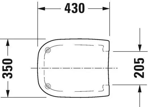Крышка для унитаза Duravit