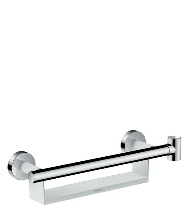 Поручень Comfort с полочкой и держателем для душа Hansgrohe Unica 26328400