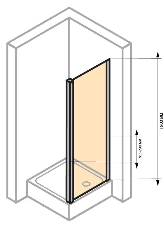 Боковая стенка Huppe X1 140503.069.321
