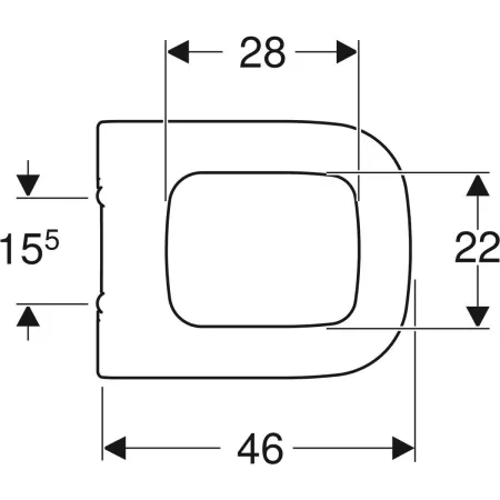 Крышка сиденье Geberit myDay