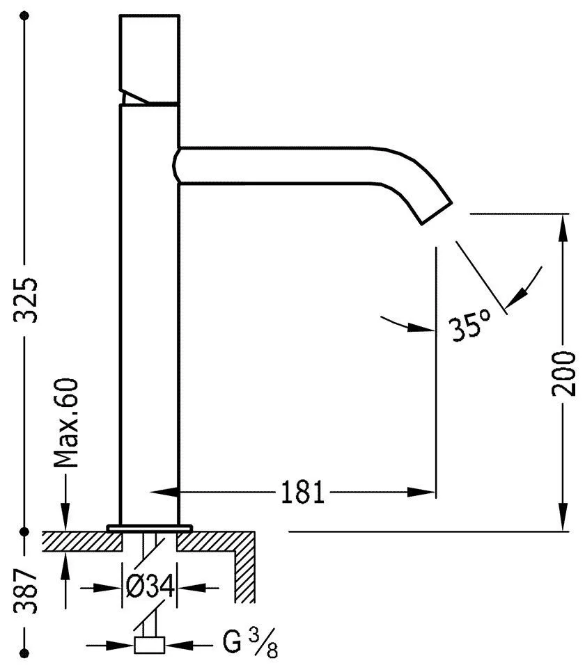 Смесители для раковины Tres Study 26130701
