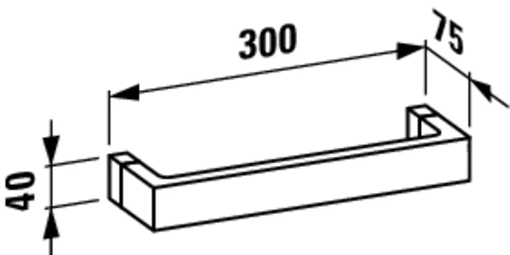 Полотенцедержатель Laufen Kartell H3813300810001