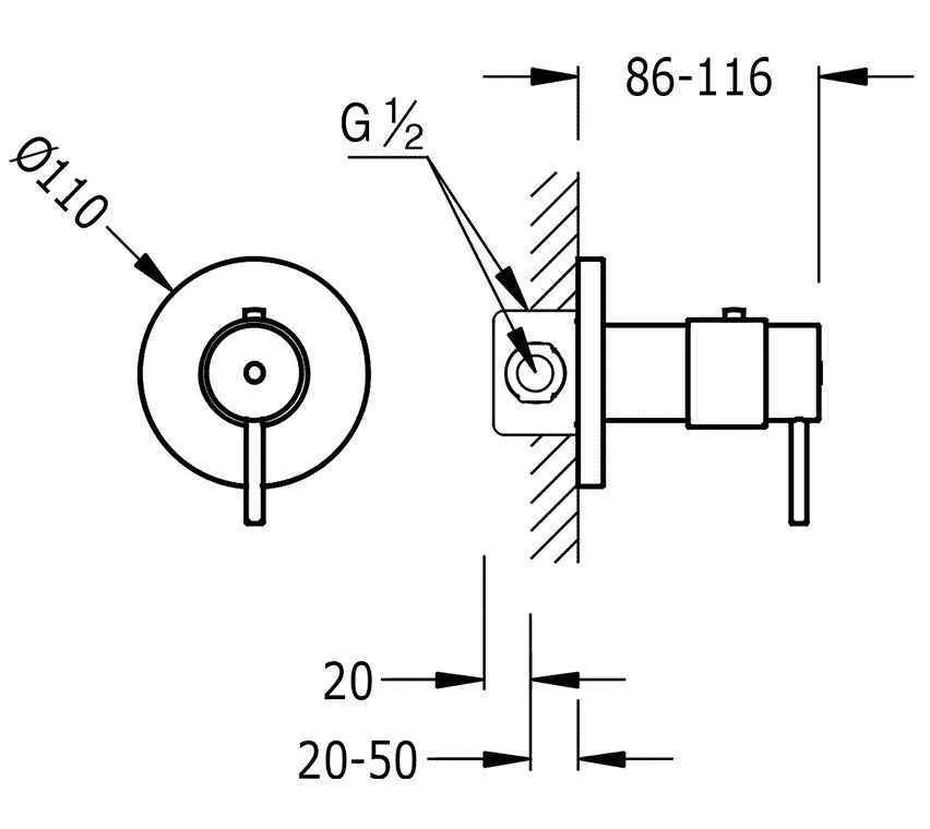 Термостат Tres 190547