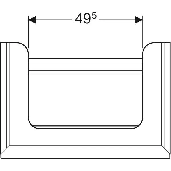 Тумба для умывальника Geberit CITTERIO 500.556.JI.1 500.557.JJ.1