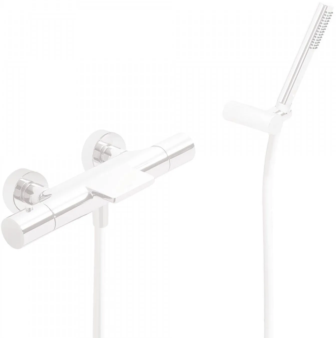 Набор: Термостаты для ванны с душевым набором Tres Study 26117209BM