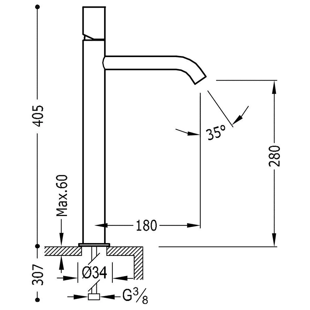 Смесители для раковины Tres Study 26130801OP