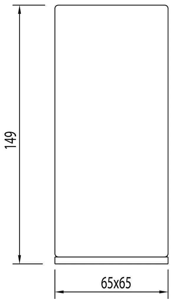 Стакан для щіток Tres Slim