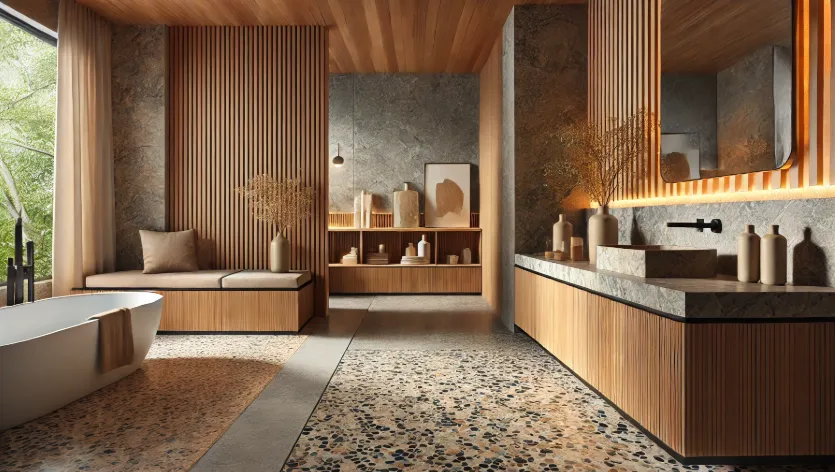 стены и полы из Терраццо