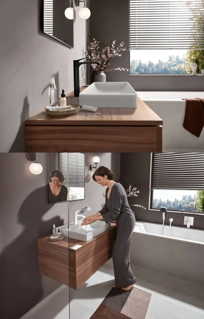 купить пластиковый смеситель в ванную