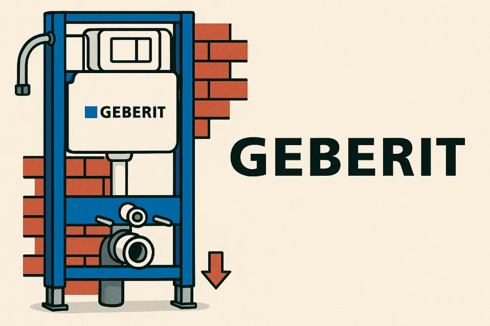 подключение geberit инсталляции