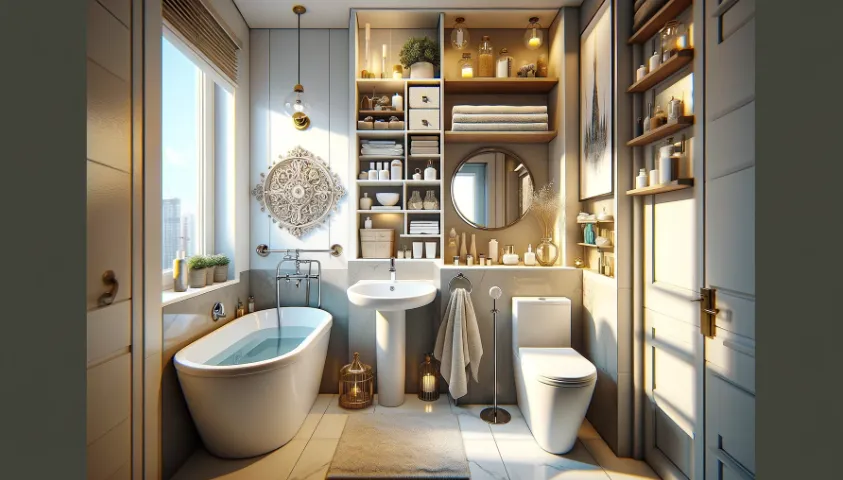 дизайн маленькой ванны