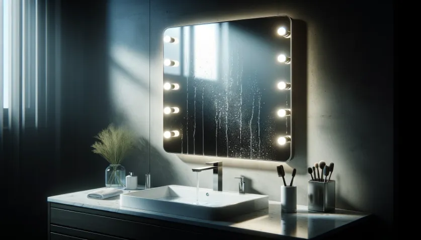 дзеркало з підсвіткою кругле