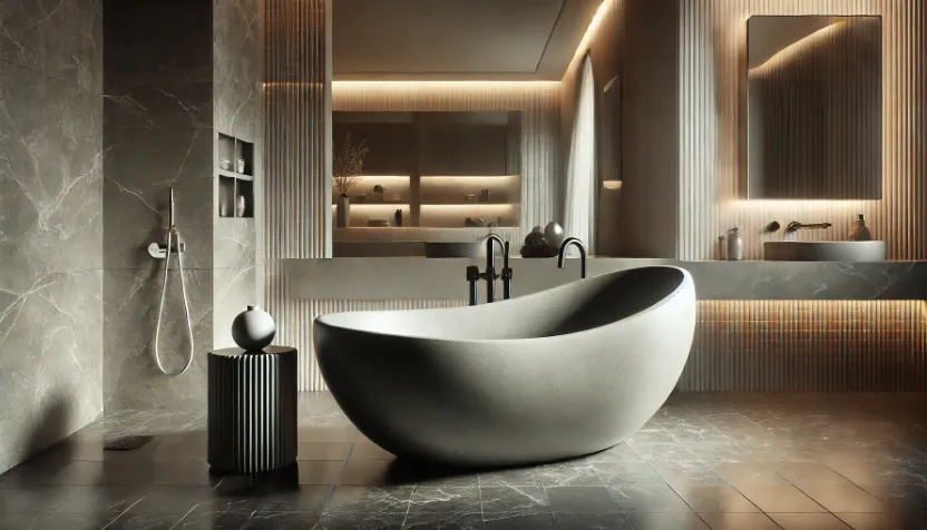 ванна из искусственного камня