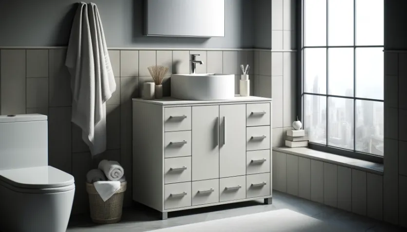 раковина с тумбой