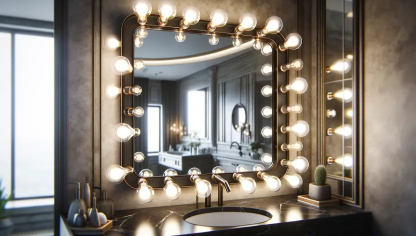 кругле дзеркало