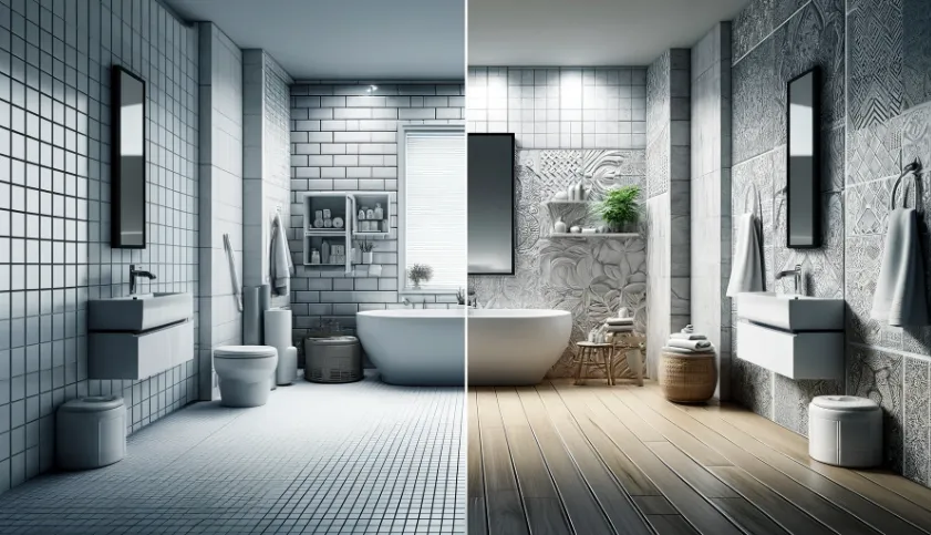 отделка ванной комнаты