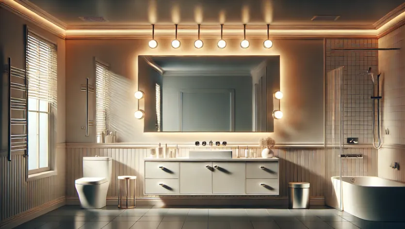 освещение в ванной