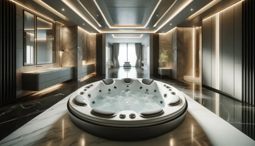 ванна с гидромассажем