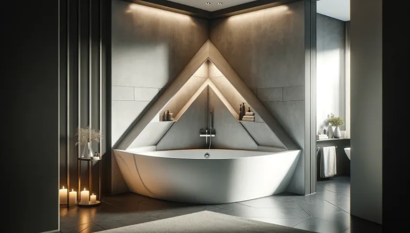 угловая ванная