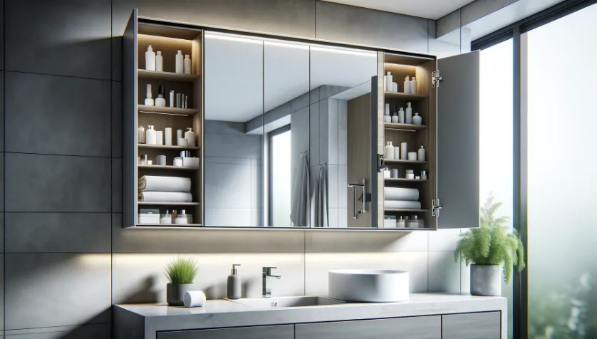 дзеркальна шафа для ванної