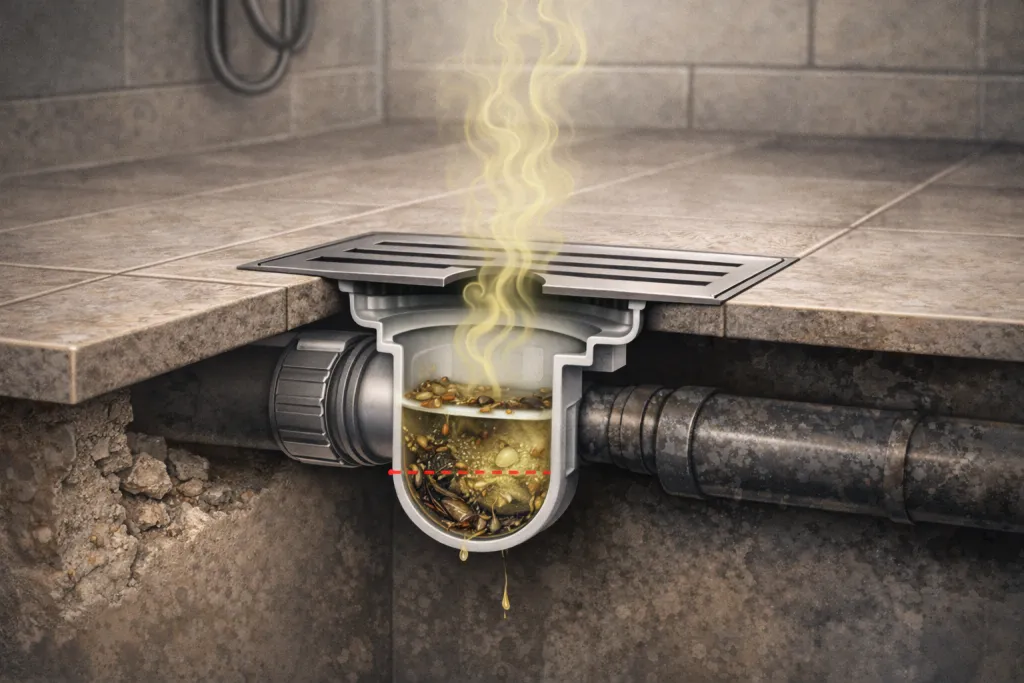 Запах из трапа