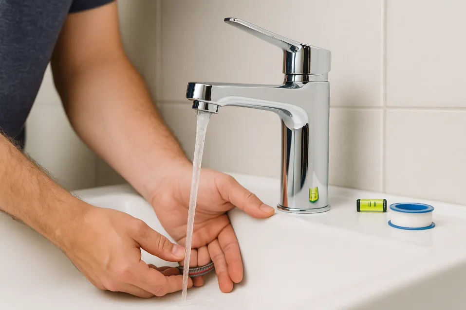 встановлення змішувача