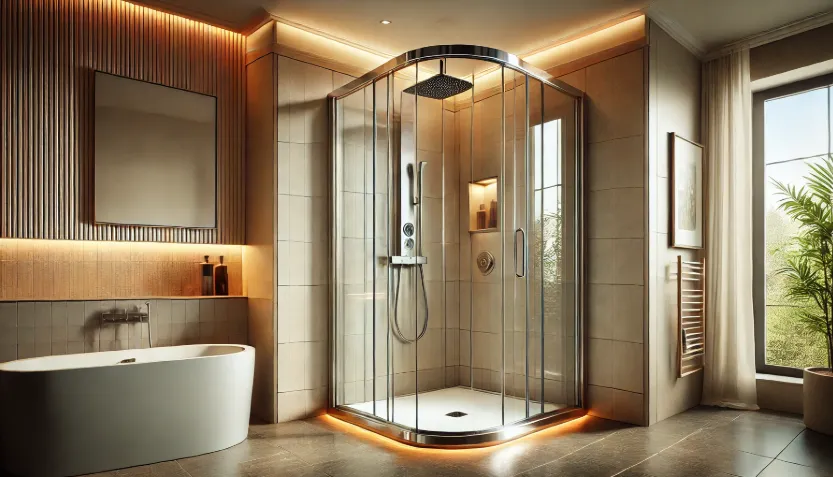 Кутова душова кабіна