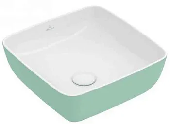 Artis Bicolour Умивальник на стільницю 410x410 колір Mint 417841BCW3